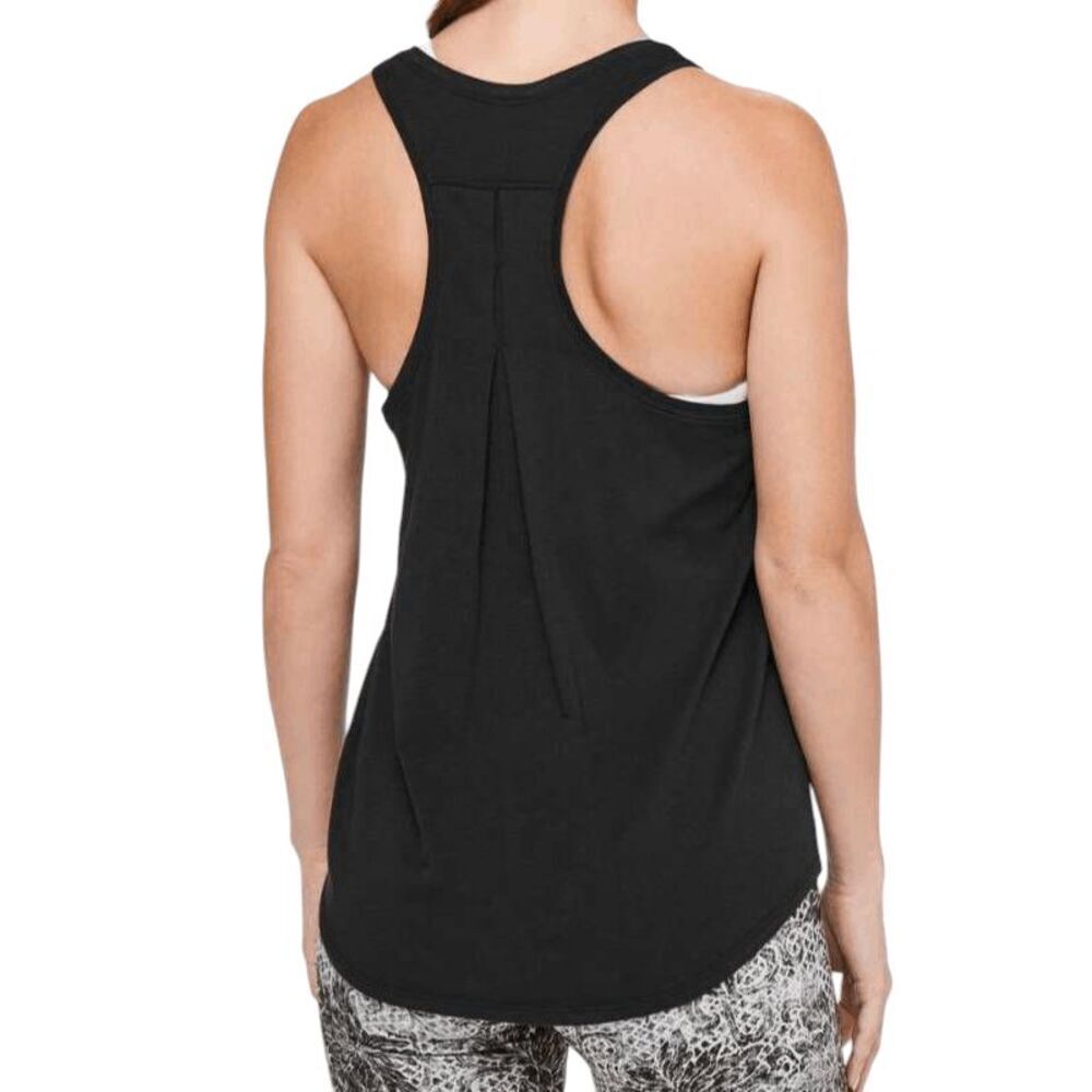 LULULEMON ATHLETICA Love Tank 'Pleated' In Black Size 6